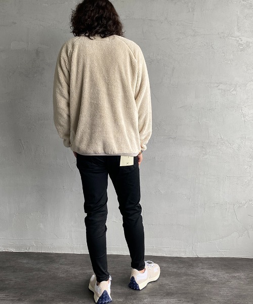 UNIVERSAL OVERALL（ユニバーサルオーバーオール）の「[UNIVERSAL OVERALL/ユニバーサルオーバーオール] 別注カバーオールボアフリースプルオーバー（スウェット・レディース・グレー/アイボリー/チャコール・S/M/L）」の21枚目の写真