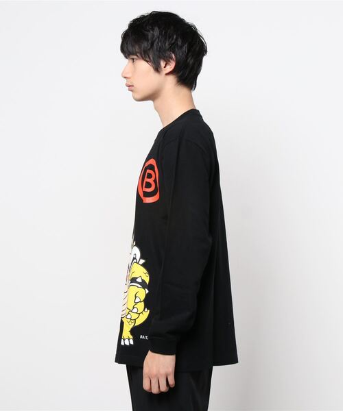 BAIT（ベイト）の「【2107_SPM】BAIT x MARIO BOWSER LSTEE 216-SPM-TEE-004（Tシャツ/カットソー・メンズ・ブラック・MEDIUM/LARGE/SMALL/X-LARGE）」の5枚目の写真
