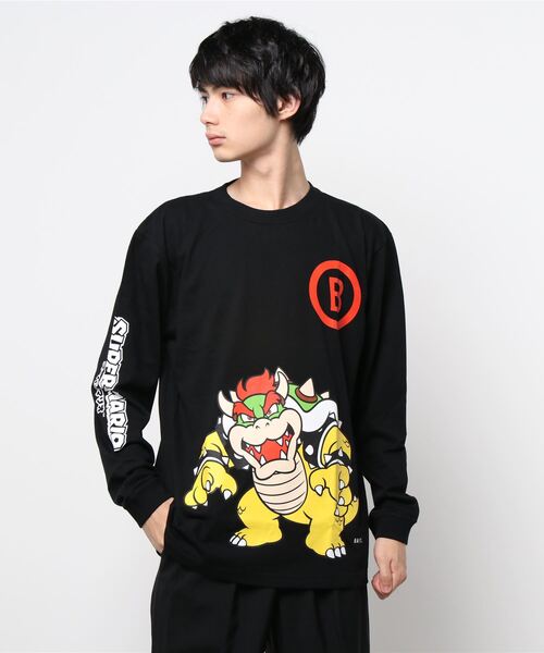 BAIT（ベイト）の「【2107_SPM】BAIT x MARIO BOWSER LSTEE 216-SPM-TEE-004（Tシャツ/カットソー・メンズ・ブラック・MEDIUM/LARGE/SMALL/X-LARGE）」の4枚目の写真