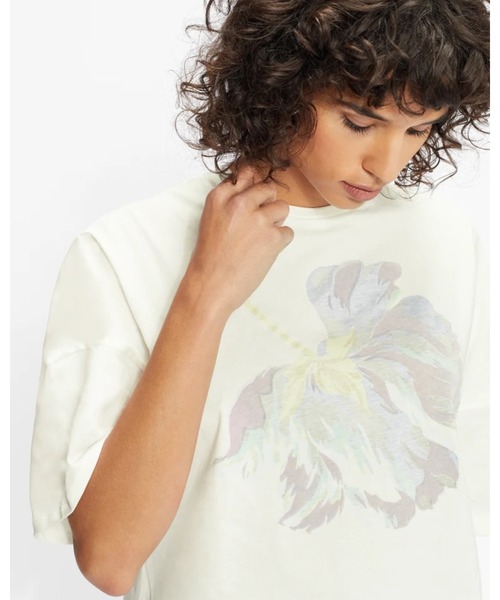 Ted Baker(テッドベーカー)の「KCALIIE フラワープリントTシャツ(Tシャツ/カットソー・レディース・ホワイト・1/0/4/3)」の5枚目の写真