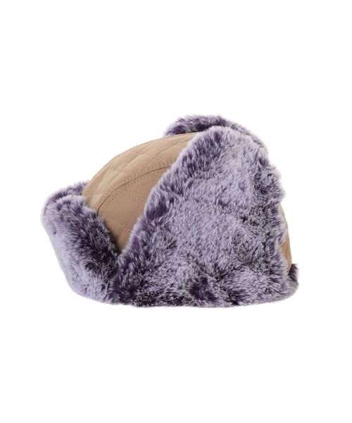 jouetie(ジュエティ)の「キルティングフライトキャップ(キャップ・レディース・ブラック/ベージュ/カーキ・FREE)」の12枚目の写真