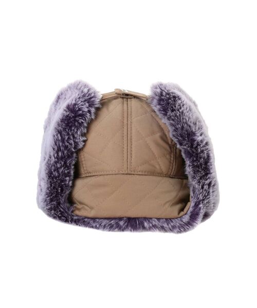 jouetie(ジュエティ)の「キルティングフライトキャップ(キャップ・レディース・ブラック/ベージュ/カーキ・FREE)」の9枚目の写真