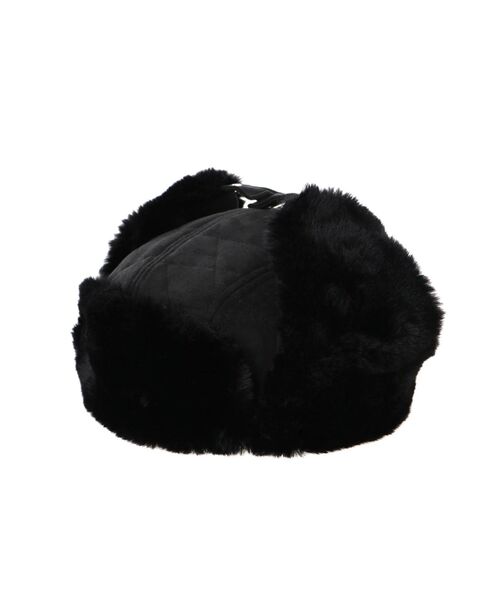 jouetie(ジュエティ)の「キルティングフライトキャップ(キャップ・レディース・ブラック/ベージュ/カーキ・FREE)」の5枚目の写真