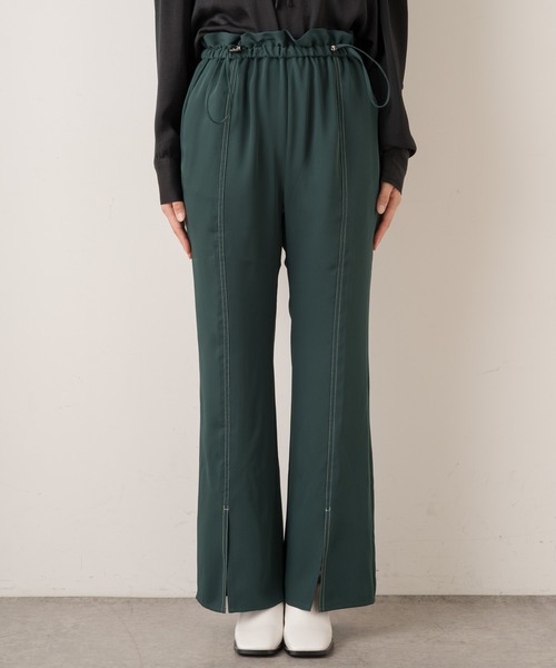 Lui's（ルイス）の「配色ステッチドロストフレアパンツ（その他パンツ・レディース・グリーン/レッド系その他/ブラック・FREE）」の16枚目の写真