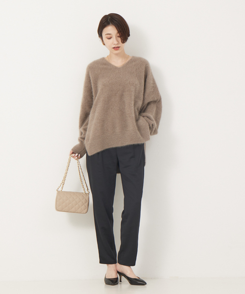 Rouge vif(ルージュヴィフ)の「サテンイージーパンツ2(その他パンツ・レディース・ベージュ/ピンク/ブラック/ライラック・36/38/40)」の15枚目の写真