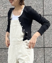 GAP | リブ長袖カットソーカーディガン　--(Tシャツ/カットソー)