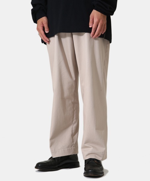 marka（マーカ）の「marka / マーカ：SIDE ADJUST TROUSERS - ORGANIC COTTON 10/- DRILL -：M21D-07PT01C[COR]（その他パンツ・メンズ・サンドベージュ/アイボリー・3/1/2）」の7枚目の写真