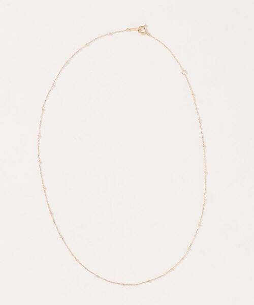 PAS TIERRA（パティエラ）の「-Ray- K10バーラチェーンネックレス（ネックレス・レディース・イエローゴールド・FREE）」の3枚目の写真