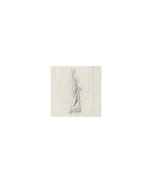 EASTBOY(イーストボーイ)の「Venus ケーブルVネックセーター(ライン入り)(ニット/セーター・キッズ・ネイビー/オフホワイト/グリーン/チャコール・11号/9号)」の5枚目の写真