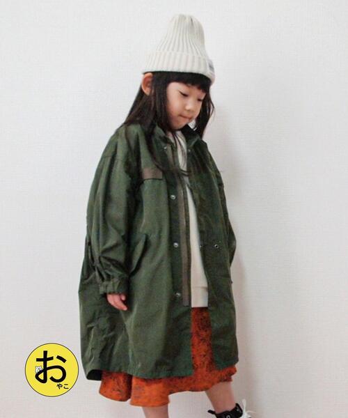 coen（コーエン）の「【coen キッズ】M-65TYPE モッズコート（モッズコート・キッズ・ネイビー/オリーブ・100/110/120/130）」の2枚目の写真