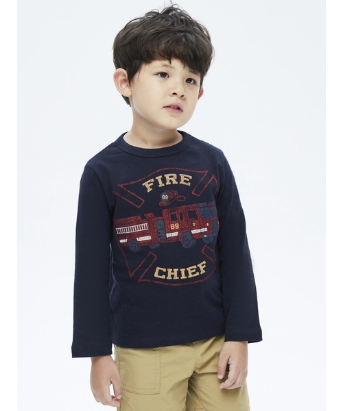 GAP(ギャップ)の「ブラナン プレイタイムフェイバリット グラフィックtシャツ (幼児)(Tシャツ/カットソー・キッズ・ライトブルー/オレンジ/ホワイト/ネイビー・4-5 YRS/18-24M/2-3 YRS/3 YRS/5 YRS/12-18 M)」の3枚目の写真