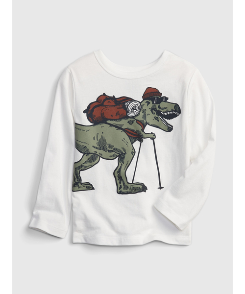 GAP(ギャップ)の「ブラナン プレイタイムフェイバリット グラフィックtシャツ (幼児)(Tシャツ/カットソー・キッズ・ライトブルー/オレンジ/ホワイト/ネイビー・4-5 YRS/18-24M/2-3 YRS/3 YRS/5 YRS/12-18 M)」の5枚目の写真