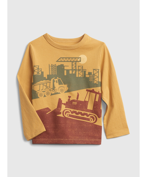 GAP(ギャップ)の「ブラナン プレイタイムフェイバリット グラフィックtシャツ (幼児)(Tシャツ/カットソー・キッズ・ライトブルー/オレンジ/ホワイト/ネイビー・4-5 YRS/18-24M/2-3 YRS/3 YRS/5 YRS/12-18 M)」の6枚目の写真