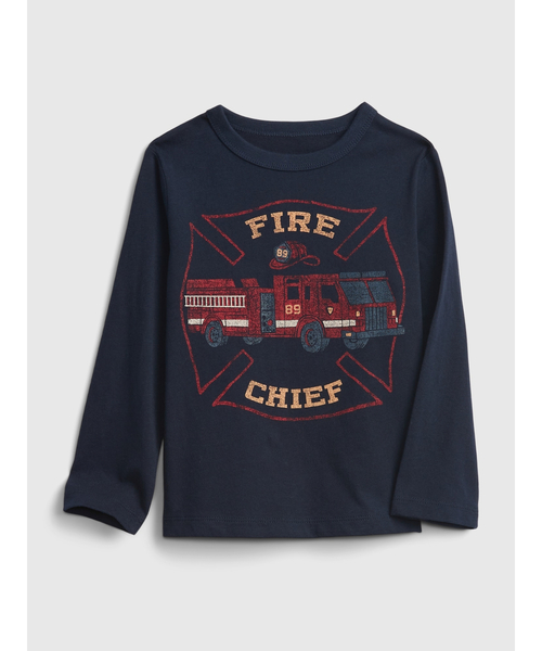 GAP(ギャップ)の「ブラナン プレイタイムフェイバリット グラフィックtシャツ (幼児)(Tシャツ/カットソー・キッズ・ライトブルー/オレンジ/ホワイト/ネイビー・4-5 YRS/18-24M/2-3 YRS/3 YRS/5 YRS/12-18 M)」の7枚目の写真