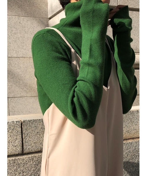 ulu（ウル）の「original longsleeve turtleneck knit（ニット/セーター・レディース・アイボリー/ブラック/グリーン・FREE）」の22枚目の写真