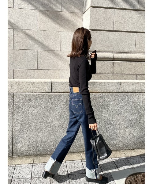 ulu（ウル）の「original longsleeve turtleneck knit（ニット/セーター・レディース・アイボリー/ブラック/グリーン・FREE）」の17枚目の写真