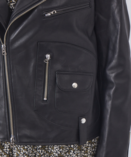 TICCA（ティッカ）の「TICCA　ダブルライダースジャケット（ライダースジャケット・レディース・ブラック・フリー）」の10枚目の写真