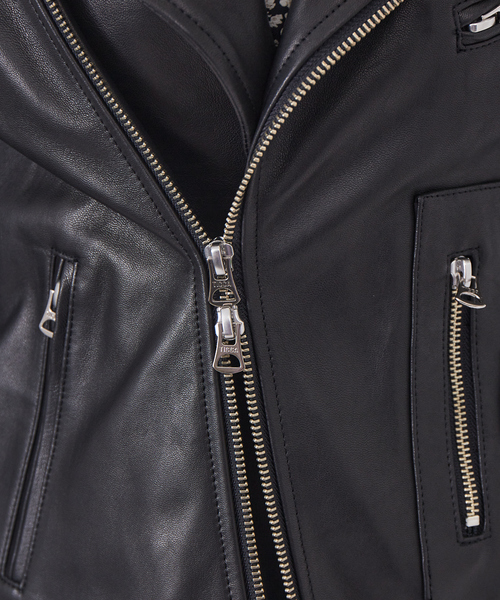 TICCA（ティッカ）の「TICCA　ダブルライダースジャケット（ライダースジャケット・レディース・ブラック・フリー）」の13枚目の写真