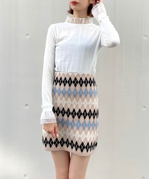 titty＆Co. PETIT（ティティアンドコープティ）の「【titty&Co.PETIT】ラメチュールトップス（Tシャツ/カットソー・レディース・ホワイト/ブラック・FREE）」の10枚目の写真