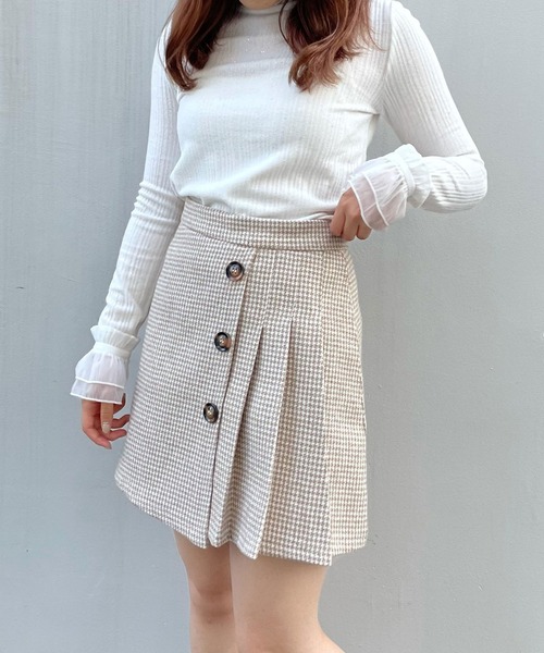 titty＆Co. PETIT（ティティアンドコープティ）の「【titty&Co.PETIT】ラメチュールトップス（Tシャツ/カットソー・レディース・ホワイト/ブラック・FREE）」の18枚目の写真