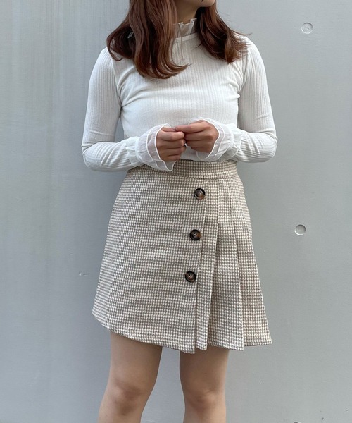 titty＆Co. PETIT（ティティアンドコープティ）の「【titty&Co.PETIT】ラメチュールトップス（Tシャツ/カットソー・レディース・ホワイト/ブラック・FREE）」の17枚目の写真