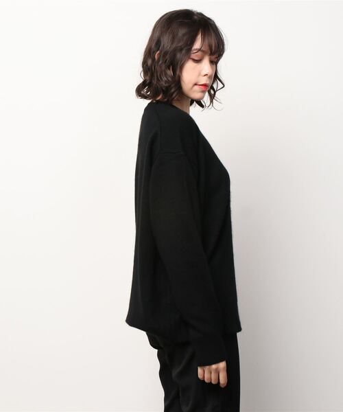 603(ロクマルサン)の「603 KNIT(ニット/セーター・レディース・ベージュ/ホワイト/ブラック・FREE)」の4枚目の写真