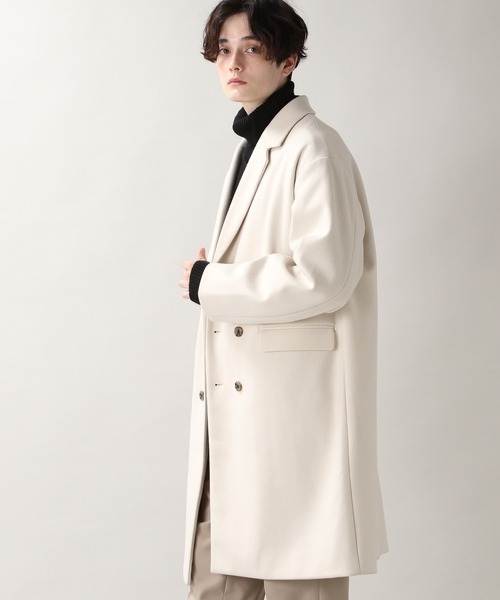 RAGEBLUE（レイジブルー）の「ケープメリノダブルチェスターコート