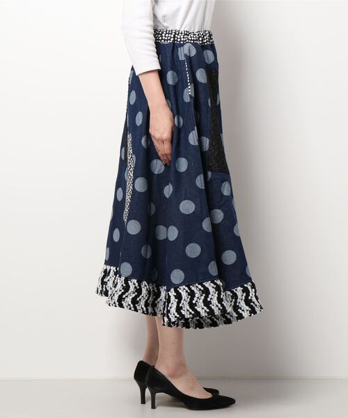 garcon la raison（ギャルソン・ラ・レゾン）の「フレアスカート（スカート・レディース・レッド/ブラック・2/1）」の3枚目の写真