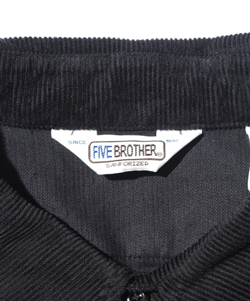 FIVEBROTHER（ファイブブラザー）の「FIVE BROTHERS/ファイブブラザーズ コーデュロイシャツ（シャツ/ブラウス・メンズ・ベージュ/ブラック/ブラウン・M/L）」の6枚目の写真