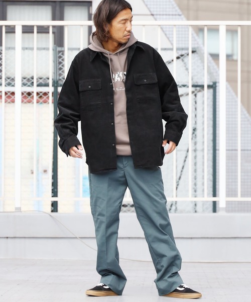 FIVEBROTHER（ファイブブラザー）の「FIVE BROTHERS/ファイブブラザーズ コーデュロイシャツ（シャツ/ブラウス・メンズ・ベージュ/ブラック/ブラウン・M/L）」の8枚目の写真