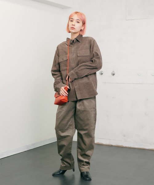 FIVEBROTHER（ファイブブラザー）の「FIVE BROTHERS/ファイブブラザーズ コーデュロイシャツ（シャツ/ブラウス・メンズ・ベージュ/ブラック/ブラウン・M/L）」の17枚目の写真