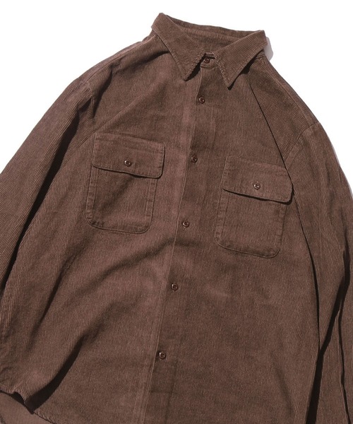 FIVEBROTHER（ファイブブラザー）の「FIVE BROTHERS/ファイブブラザーズ コーデュロイシャツ（シャツ/ブラウス・メンズ・ベージュ/ブラック/ブラウン・M/L）」の7枚目の写真