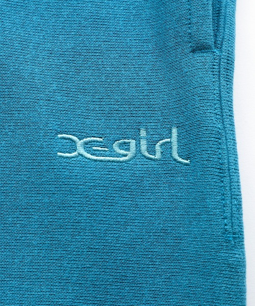 X-girl(エックスガール)の「X-girl × Champion LOGO REVERSE WEAVE SWEAT PANTS(スウェットパンツ・レディース・ホワイト/アッシュ/ブラック/グリーン・M/S)」の19枚目の写真