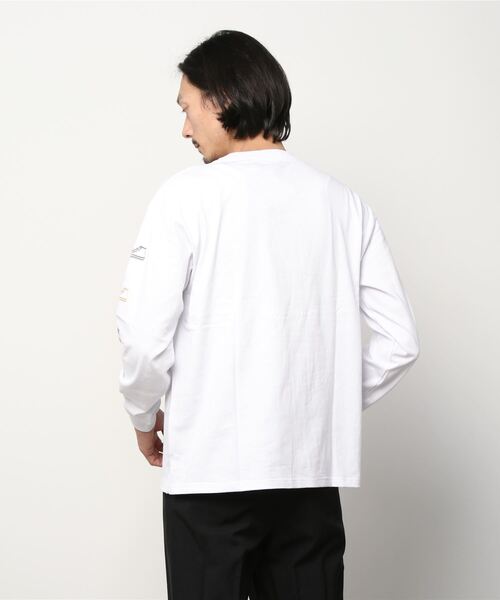 CONVERSE(コンバース)の「ボックスシューズプリント ロングスリーブTシャツ(Tシャツ/カットソー・メンズ・ブルー/ブラック/ホワイト・M/L/XL)」の5枚目の写真