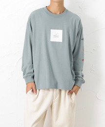 ボックスシューズプリント ロングスリーブTシャツ