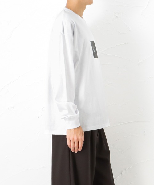 CONVERSE(コンバース)の「ボックスシューズプリント ロングスリーブTシャツ(Tシャツ/カットソー・メンズ・ブルー/ブラック/ホワイト・M/L/XL)」の9枚目の写真