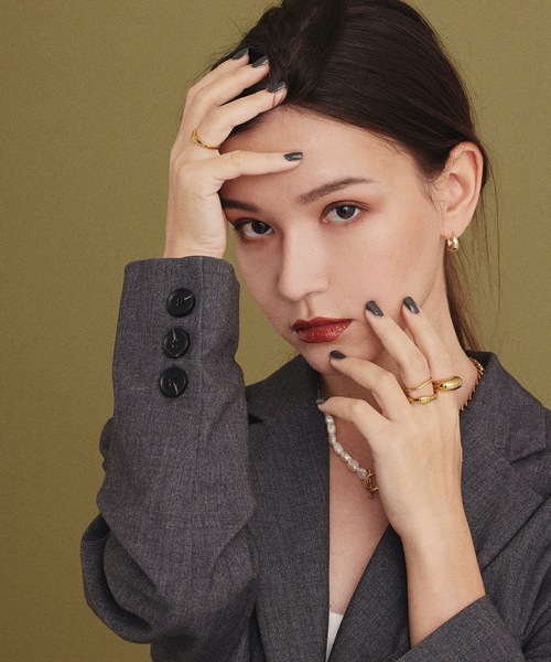 CENE（セネ）の「【CENE】セネ/ カーブリング（リング・レディース・ゴールド・#13/#9/#11）」の3枚目の写真