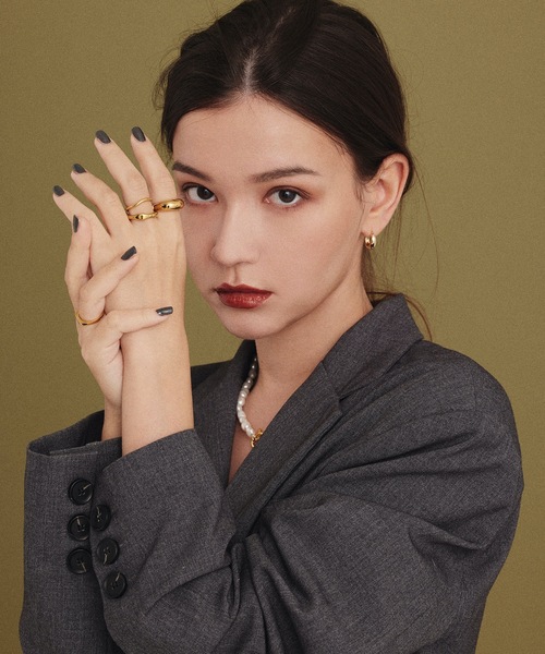 CENE（セネ）の「【CENE】セネ/ カーブリング（リング・レディース・ゴールド・#13/#9/#11）」の4枚目の写真