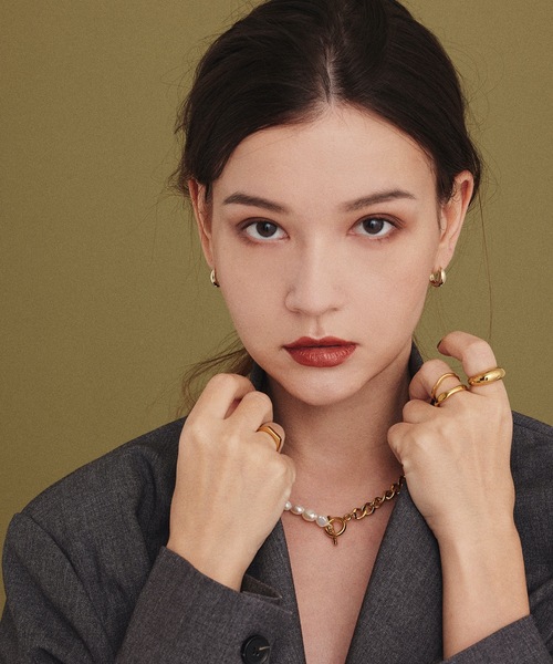 CENE（セネ）の「【CENE】セネ/ カーブリング（リング・レディース・ゴールド・#13/#9/#11）」の7枚目の写真