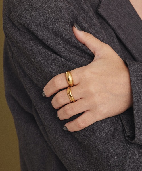 CENE（セネ）の「【CENE】セネ/ カーブリング（リング・レディース・ゴールド・#13/#9/#11）」の6枚目の写真