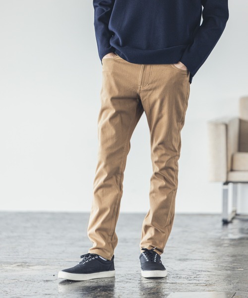 GLOBAL WORK（グローバルワーク）の「MOTIONTECHスキニー＋WARM (モーションテックスキニー＋ウォーム)/953672（その他パンツ・メンズ・チャコールグレー/ブラック/カーキ/ネイビー/ベージュ/ダークブラウン/ホワイト系その他2/その他・SMALL/MEDIUM/LARGE/X-LARGE/X-SMALL/XX-SMALL）」の5枚目の写真