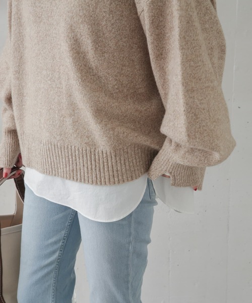 URBAN RESEARCH DOORS(アーバンリサーチドアーズ)の「クルーネックプルオーバーブラウス(シャツ/ブラウス・レディース・オフホワイト・ONE)」の13枚目の写真