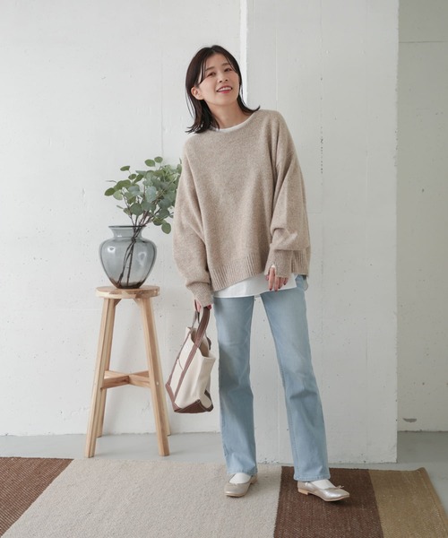 URBAN RESEARCH DOORS(アーバンリサーチドアーズ)の「クルーネックプルオーバーブラウス(シャツ/ブラウス・レディース・オフホワイト・ONE)」の17枚目の写真