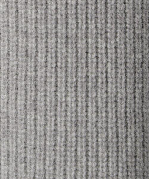 BEAUTY&YOUTH UNITED ARROWS（ビューティーアンドユースユナイテッドアローズ）の「BY ハーフジップ ニット プルオーバー（ニット/セーター・レディース・ベージュ/グレー/オフホワイト・FREE）」の17枚目の写真