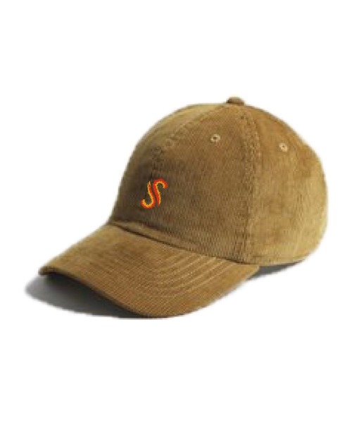SURREAL(シュルリアル)の「【S.U.R/エスユーアール】Fire S-Icon Corduroy Cap(キャップ・メンズ・ベージュ/ブラウン/ネイビー・FREE)」の3枚目の写真