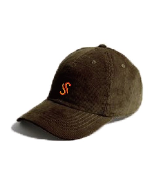 SURREAL(シュルリアル)の「【S.U.R/エスユーアール】Fire S-Icon Corduroy Cap(キャップ・メンズ・ベージュ/ブラウン/ネイビー・FREE)」の2枚目の写真
