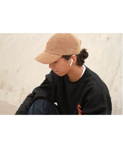 SURREAL(シュルリアル)の「【S.U.R/エスユーアール】Fire S-Icon Corduroy Cap(キャップ・メンズ・ベージュ/ブラウン/ネイビー・FREE)」の5枚目の写真