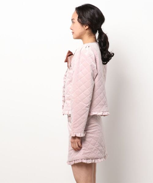 Swankiss(スワンキス)の「PN quilt lady SET UP(ワンピース・レディース・ブラック/ベージュ/ピンク・FREE)」の18枚目の写真
