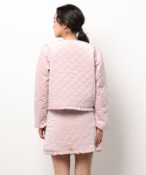 Swankiss(スワンキス)の「PN quilt lady SET UP(ワンピース・レディース・ブラック/ベージュ/ピンク・FREE)」の17枚目の写真