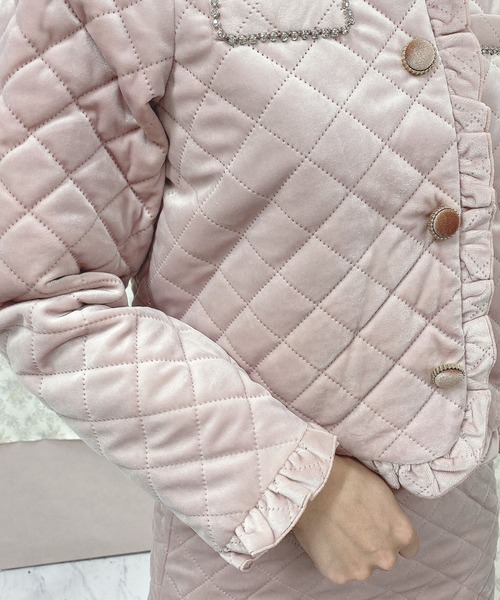 Swankiss(スワンキス)の「PN quilt lady SET UP(ワンピース・レディース・ブラック/ベージュ/ピンク・FREE)」の14枚目の写真
